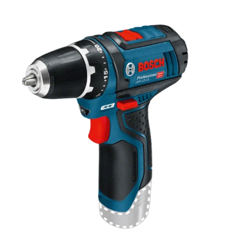 Image of Bosch GSR 12V-15 Professional 1300 RPM 600g Black. Blue