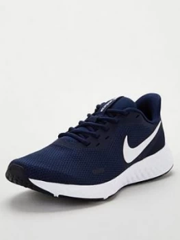 Image of Nike Revolution 5 - Navy/White, Size 9, Men