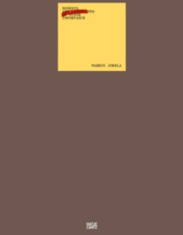 Image of Markus Jokela : Moments and Landscapes of Minor Importance Hardback