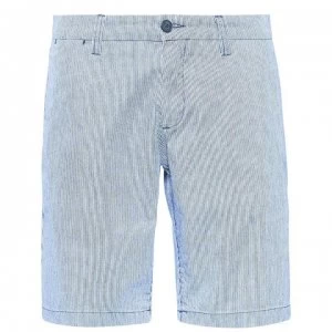 Image of Jack Wills Newbiggin Low Rise Striped Chino Shorts - Blue/White