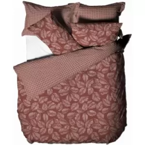 Image of Furn Japandi Duvet Cover Set (Single) (Blush Red) - Blush Red