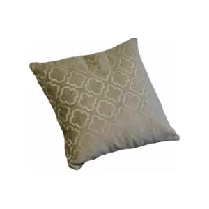 Image of Dorchester Collection Bohemia Chenille Cushion Cover, Gold, 43 x 43 Cm