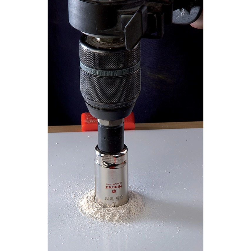 Image of Starrett Carbide Tipped Stainless Cutting Hole Saw 75mm