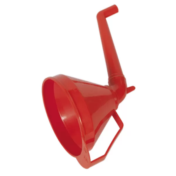 Image of Genuine SEALEY F16 Funnel with Fixed Offset Spout & Filter Medium Ø160mm