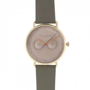 Image of Ted Baker Dial Watch - Beige/Green