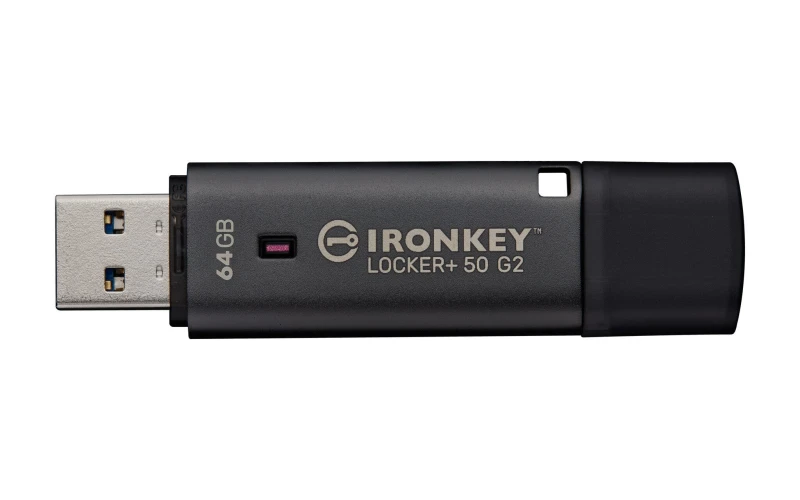 Image of Kingston Technology Kingston Technology IronKey 64GB Locker Plus 50 G2, FIPS 197, AES-256 IKLP50G2/64GB
