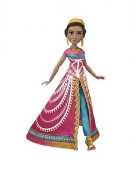 Image of Disney Aladdin Glamorous Jasmine Deluxe Fashion Doll With Gown, Shoes, And Accessories