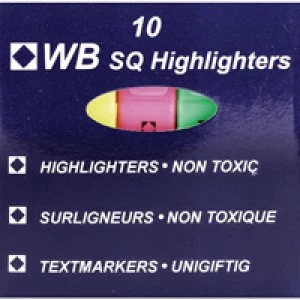 Image of Nice Price Assorted Hi-Glo Highlighter Pack of 10 8440PK10