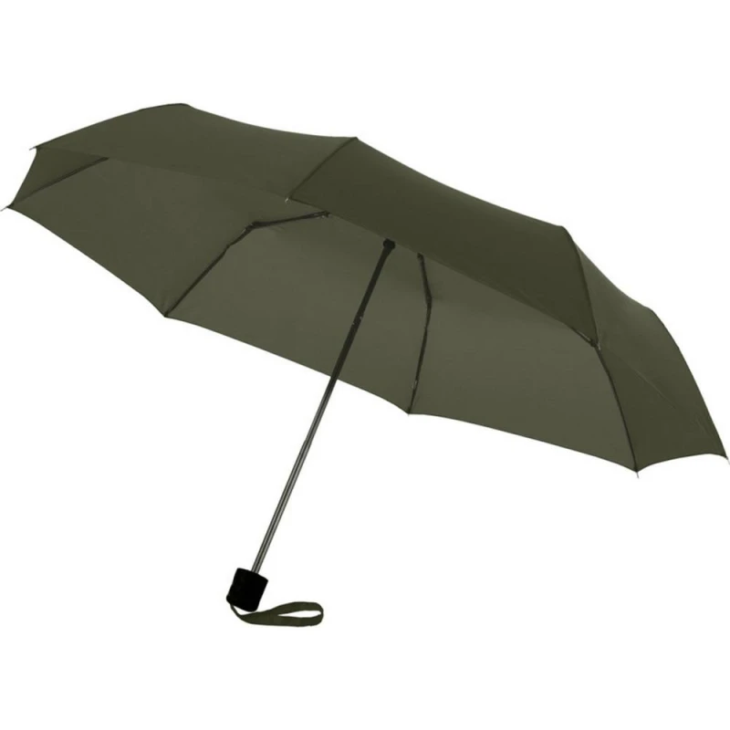 Image of Bullet Mens 21.5" Ida 3-Section Umbrella One Size in Green Green Male