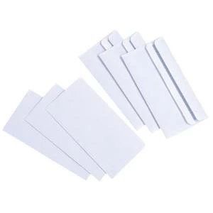 Image of Value DL Envelopes Press Seal Wallet 80gsm White Pack of 1000 1080