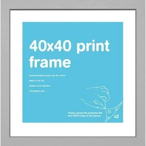 Image of GB Silver Wood Frame - 40x40cm