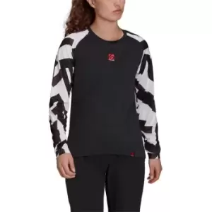 Image of Five Ten Ten Trail Womens Long Sleeve Jersey - Black