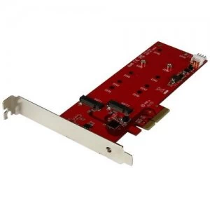 Image of 2x M.2 SSD Controller Card PCIe