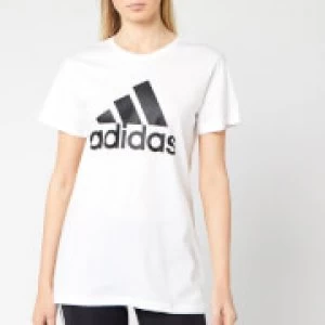 Image of adidas Womens BOS Co Short Sleeve T-Shirt - White - M