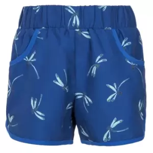 Image of Trespass Childrens Girls Stunned Shorts (2-3 Years) (Blue Moon Print)