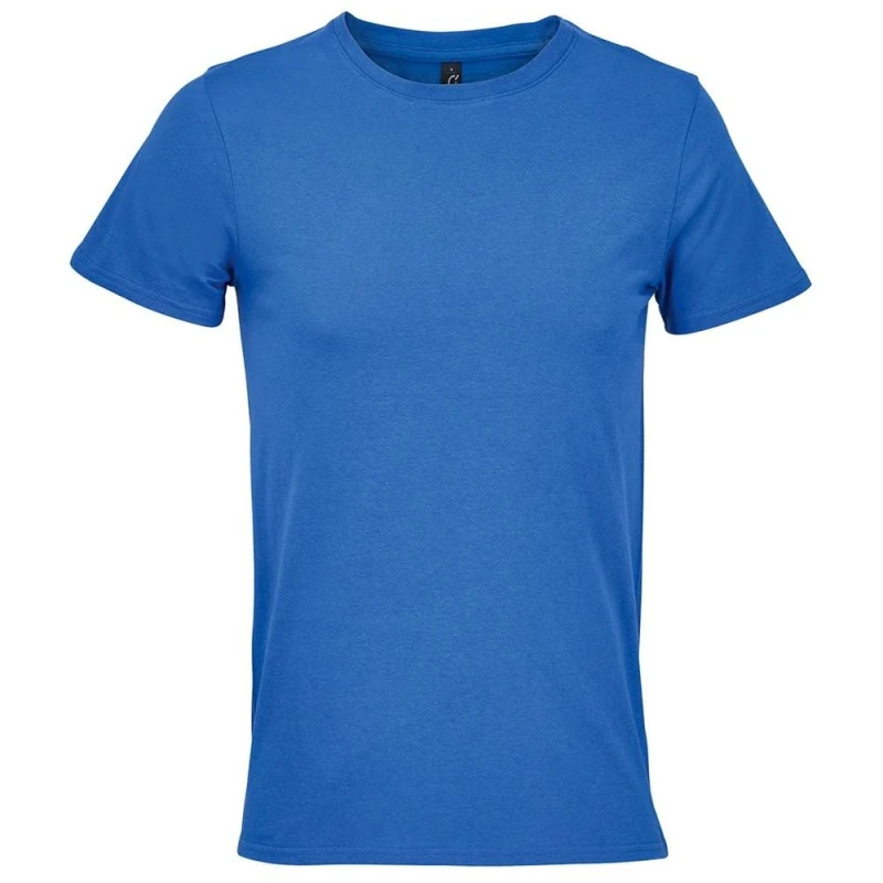 Image of SOL'S Mens Titan T-Shirt in Blue Size: XS Blue Male XS