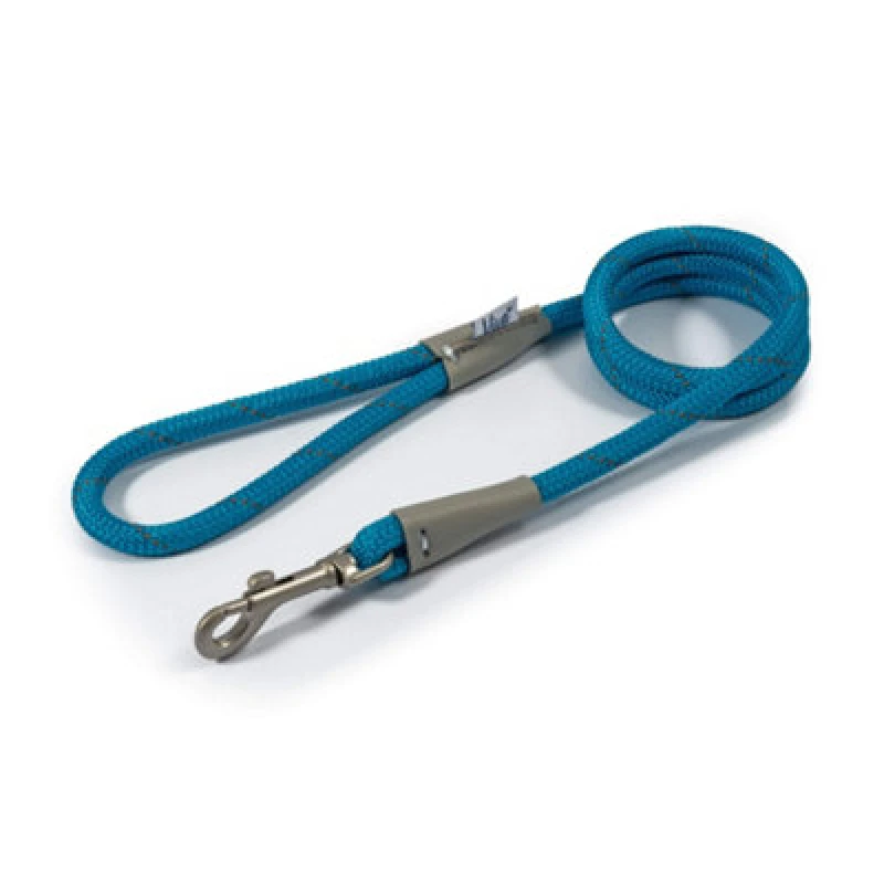 Image of Ancol Viva Reflective Rope Dog Lead Blue