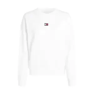 Image of Tommy Jeans Tjw Bxy XS Badge Crew - White