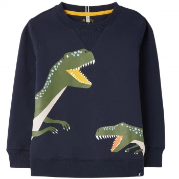 Image of Joules Boys Ventura Artwork Crew Neck Sweatshirt 3 Years