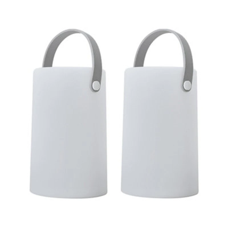 Image of ValueLights ValueLights Daomu Pair of White Outdoor Decorative Light White One Size Unisex 5059406032257