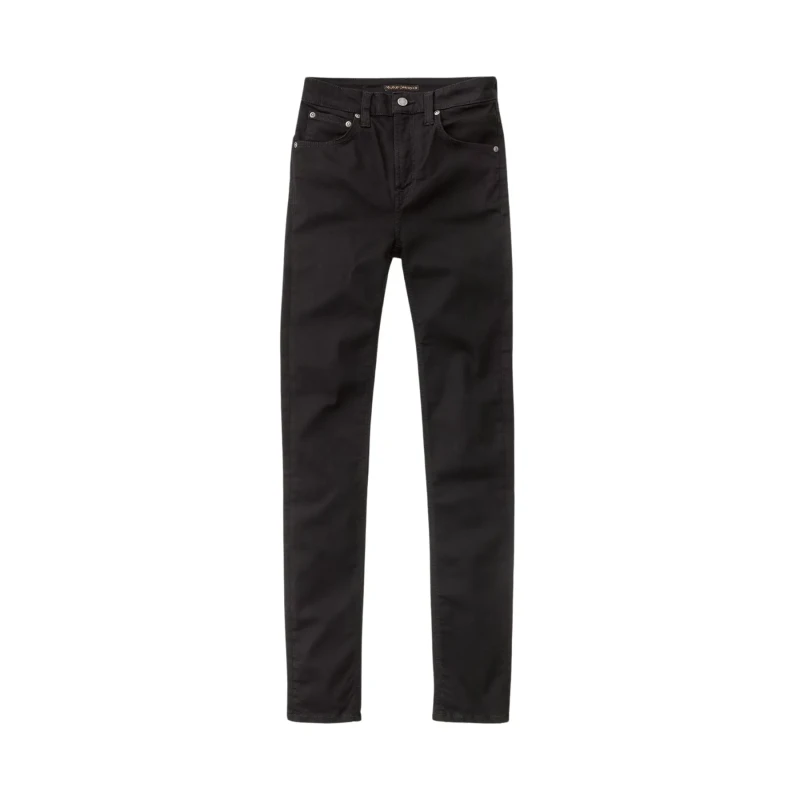 Image of Nudie Jeans Womens jeans Nudie Jeans Hightop Tilde Noir Female 29x32