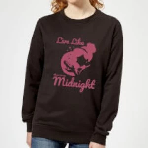 Image of Disney Princess Midnight Womens Sweatshirt - Black