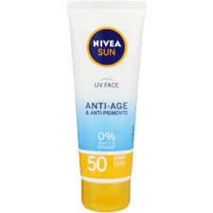 Image of NIVEA SUN UV Face SPF 50 Q10 Anti-Age Anti-Pigments 50ml