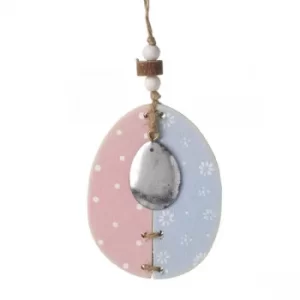 Image of Wooden Hanging Egg by Heaven Sends