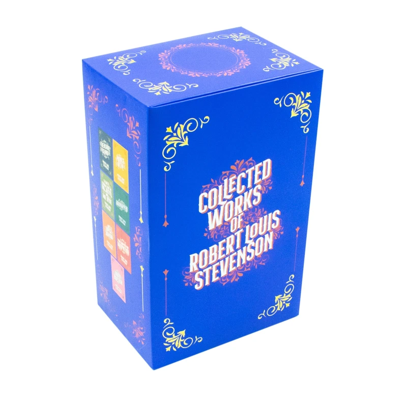 Image of Collected Works Of Robert Louis Stevenson 7 Book Set With David Balfour Treasure Island The Black Arrow Robert Louis Stevenson Books