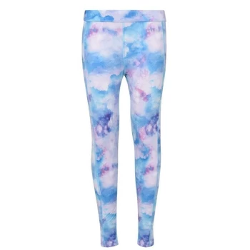 Image of USA Pro Training Tights Junior Girls - Cloud Print