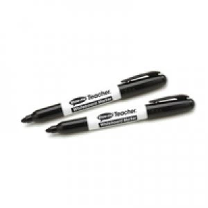 Image of Show-me Teacher Drywipe Black Marker Pack of 10 STM10