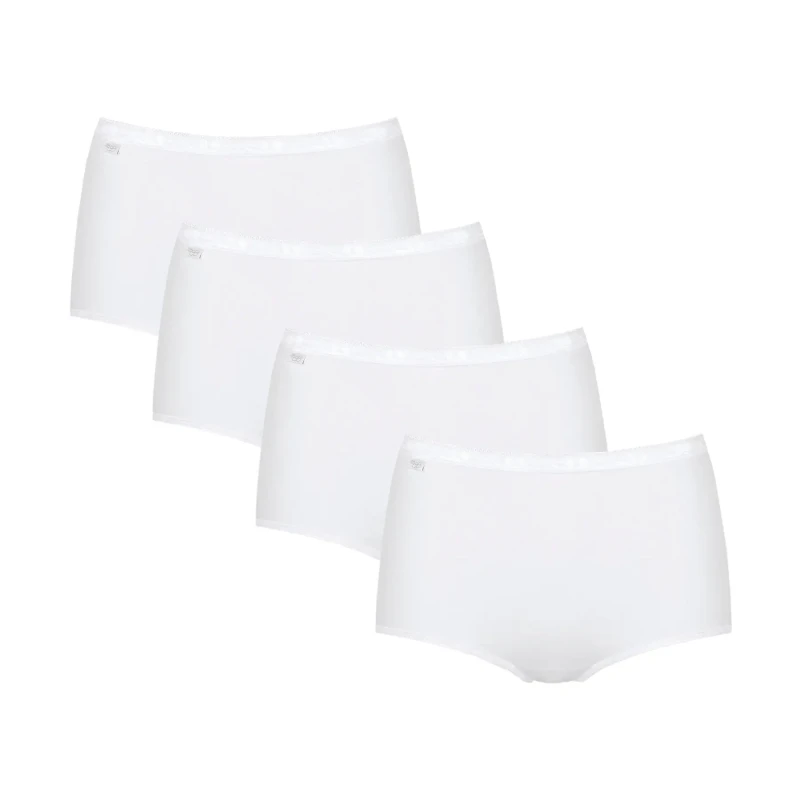 Image of Sloggi Womens boxer shorts Sloggi Basic + Maxi (x4) Blanc Female 58