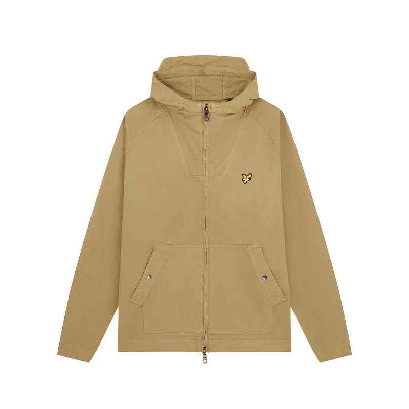 Image of Lyle & Scott zippedped jacket Lyle & Scott Garment Dyed Through Dore Male S