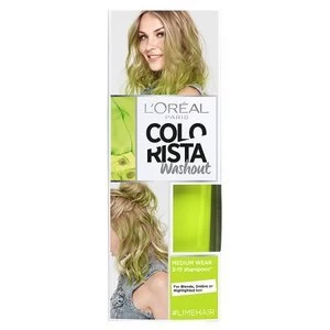 Image of Colorista Washout Lime Green Semi-Permanent Hair Dye