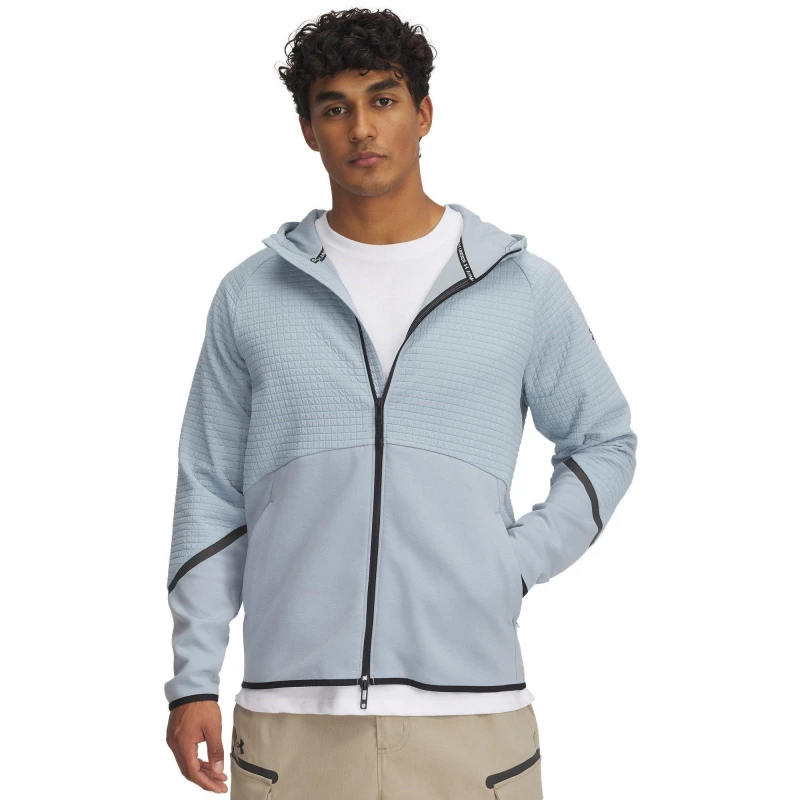 Image of Under Armour Unstoppable Zip Hoodie Blue male S
