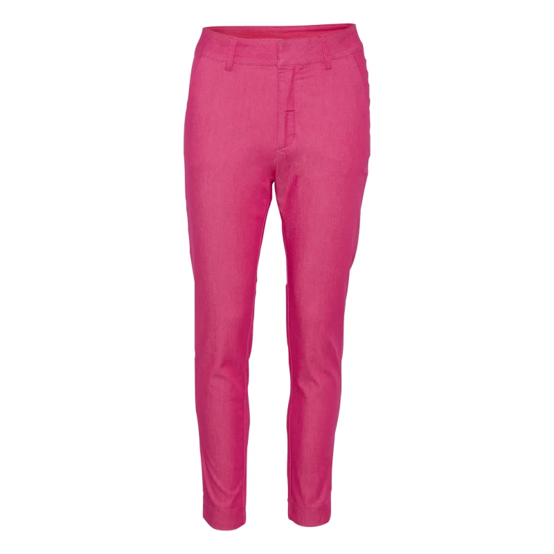 Image of Kaffe Womens 7/8 chino Trousers KAFFE Lea Rose Female 38