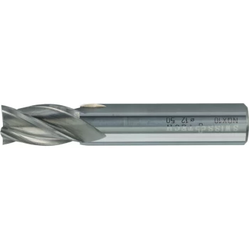 Image of 8.00MM Series 50 Carbide 4 Flute Plain Shank Short Series End Mill - Uncoated