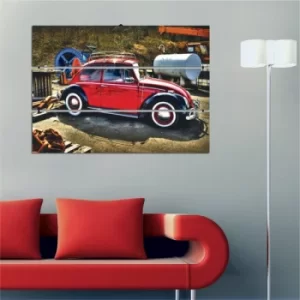 Image of PY31 Multicolor Decorative MDF Painting (3 Pieces)