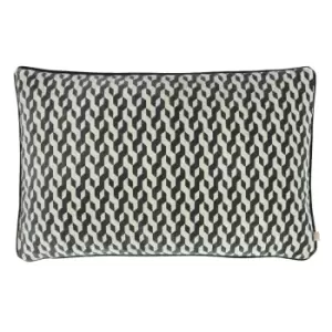 Image of Dione Geometric Rectangular Cushion Moonlight, Moonlight / 40 x 60cm / Polyester Filled