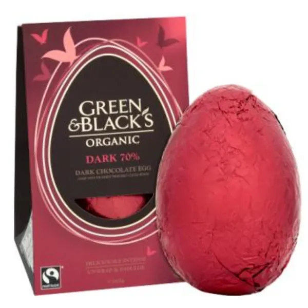 Image of Cadbury Gifts Direct G&B Organic Dark Chocolate Egg 165g 658930