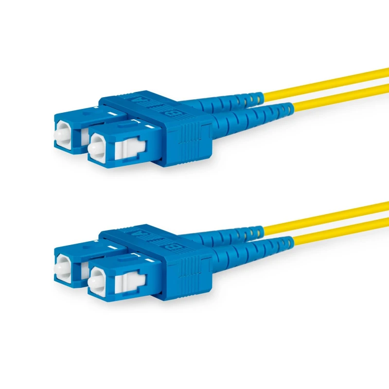 Image of Lanview LVO231386 InfiniBand/fibre optic cable 2m 2x SC OS2 Yellow