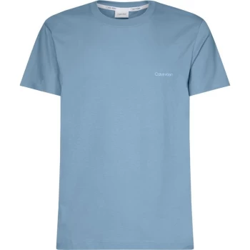 Image of Calvin Klein Small Logo T Shirt - Stellar
