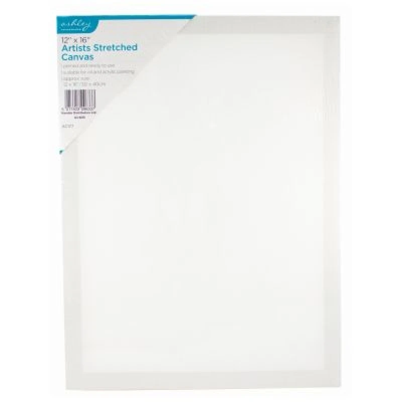 Image of Ashley 12" X 16" Artists Stretched Canvas 52099AWUK