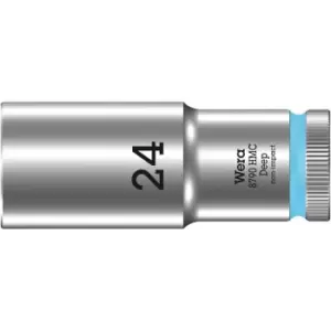 Image of Wera 8790 HMC Deep 1/2" Drive Hexagon Socket Metric 1/2" 24mm