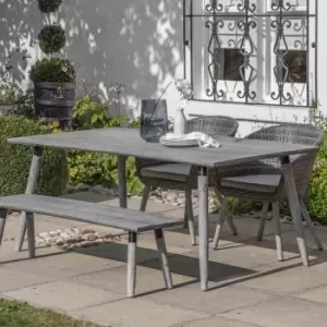 Image of Crossland Grove Rome Outdoor Dining Table - Grey