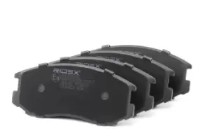 Image of RIDEX Brake pad set TOYOTA,MITSUBISHI,DAIHATSU 402B0243 04465B4010,04465B4020,04465B4040 04465B4050,0449187401,0449187401000,0449187403,0449187403000