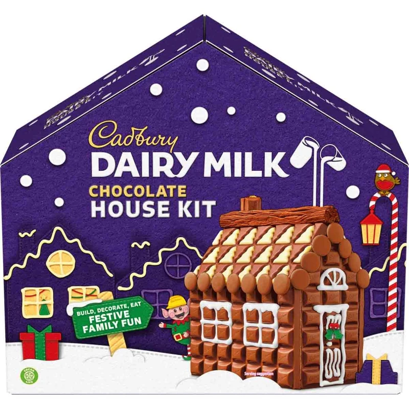 Image of Cadbury Gifts Direct Cadbury Dairy Milk Christmas Chocolate House Kit 4312379