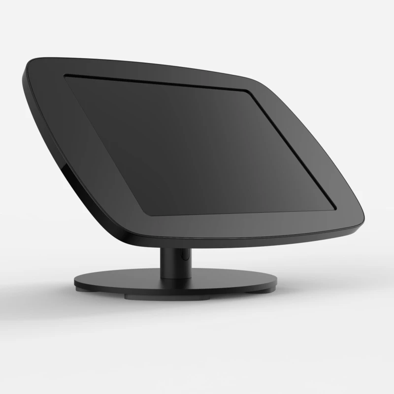 Image of Bouncepad Original Twist-Mini + Counter Base Apple iPad Pro 3rd, 4th, 5th and 6th Gen 12.9 (2018 - 2022) Black Exposed Front Camera an