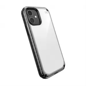 Image of Speck Presidio 2 Armor Cloud Clear Black White iPhone 12 iPhone 12 Pro