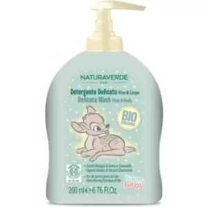 Image of Disney Naturaverde Baby Delicate Wash Gentle Soap for Face and Body for Children from Birth 200ml